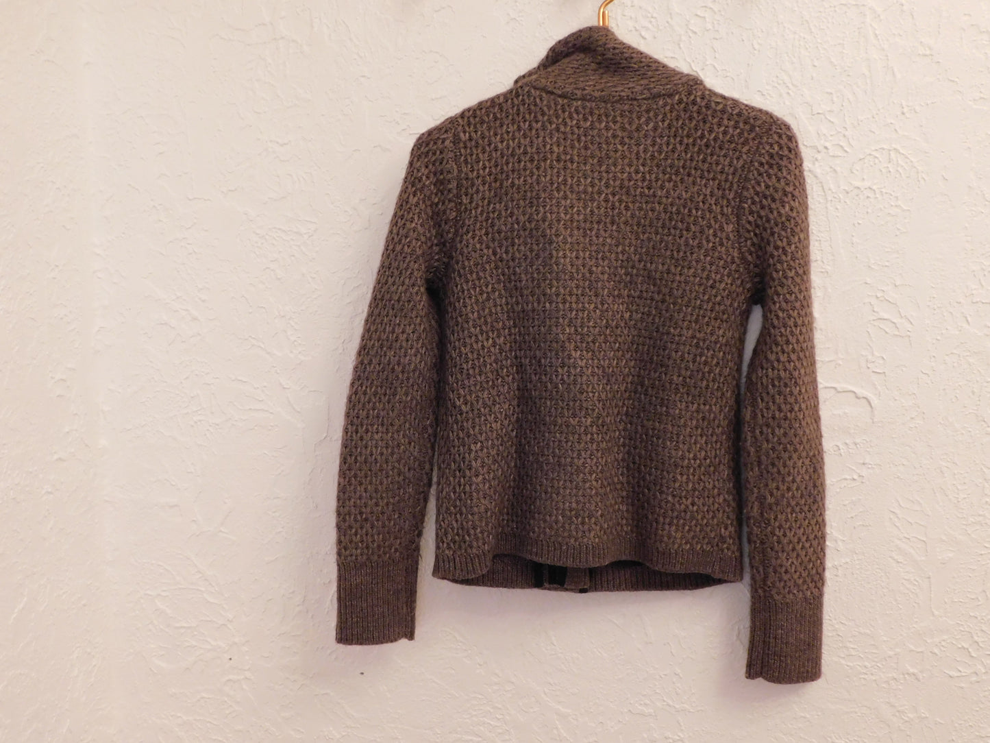 Anne Taylor Loft Brown Zip Sweater - S