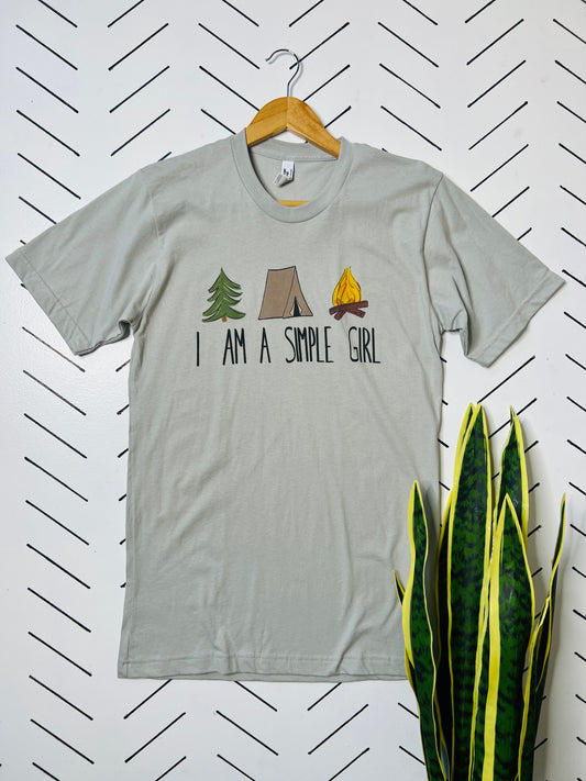 NWT "I Am a Simple Girl" Graphic Tee