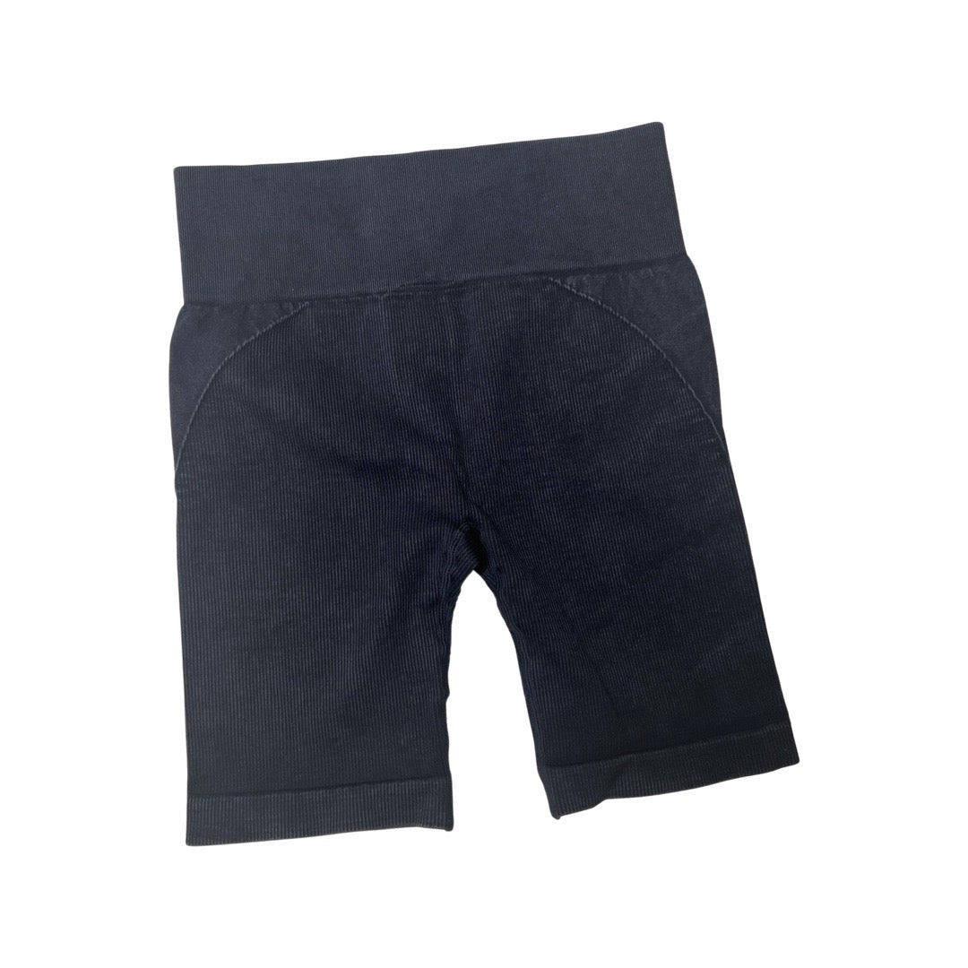 AE, Code Ribbed Biker Shorts - Black