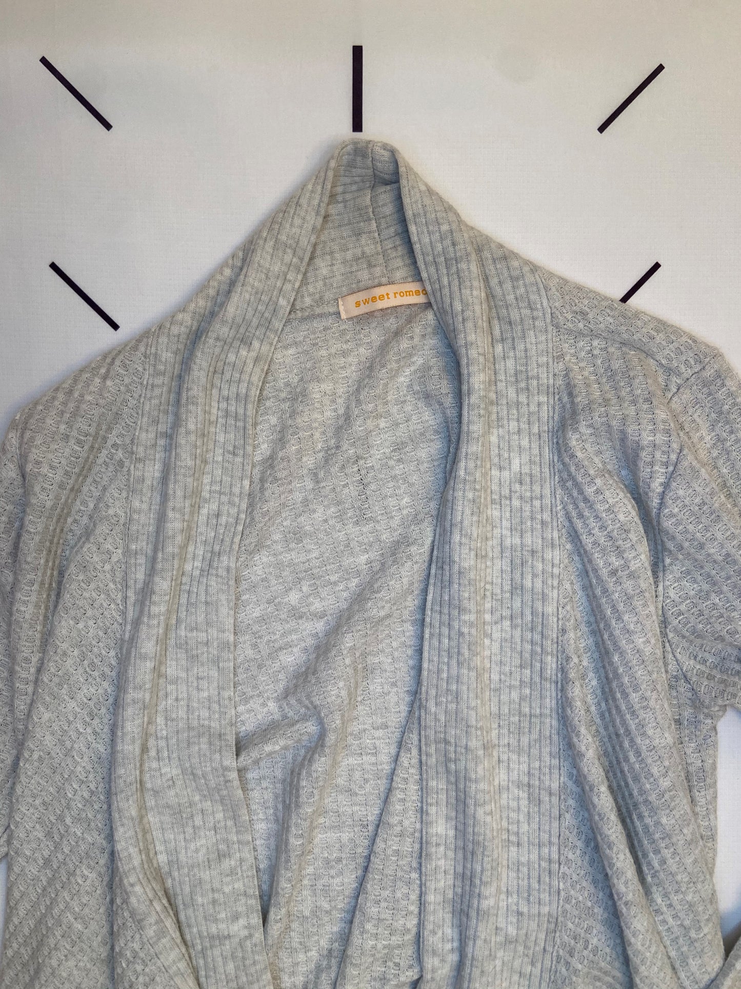 Light Gray Long Sleeve Cardigan - XS