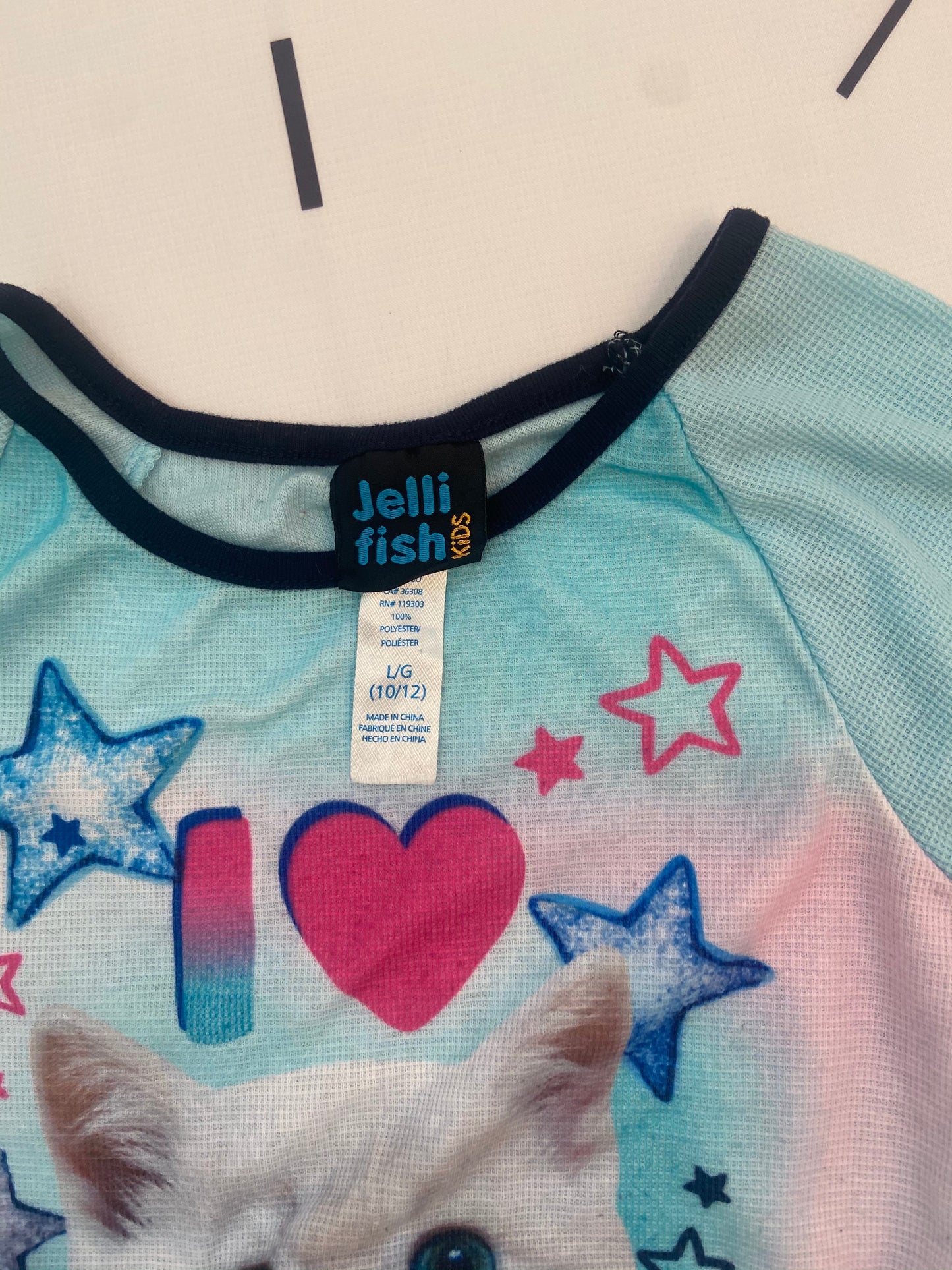 I Love CatNaps Pajamas - Youth L (10/12)