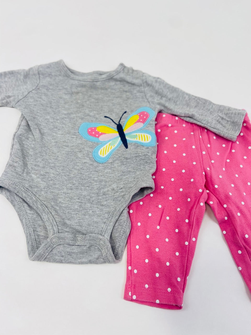 Two Piece Butterfly Outfit - 3 Months