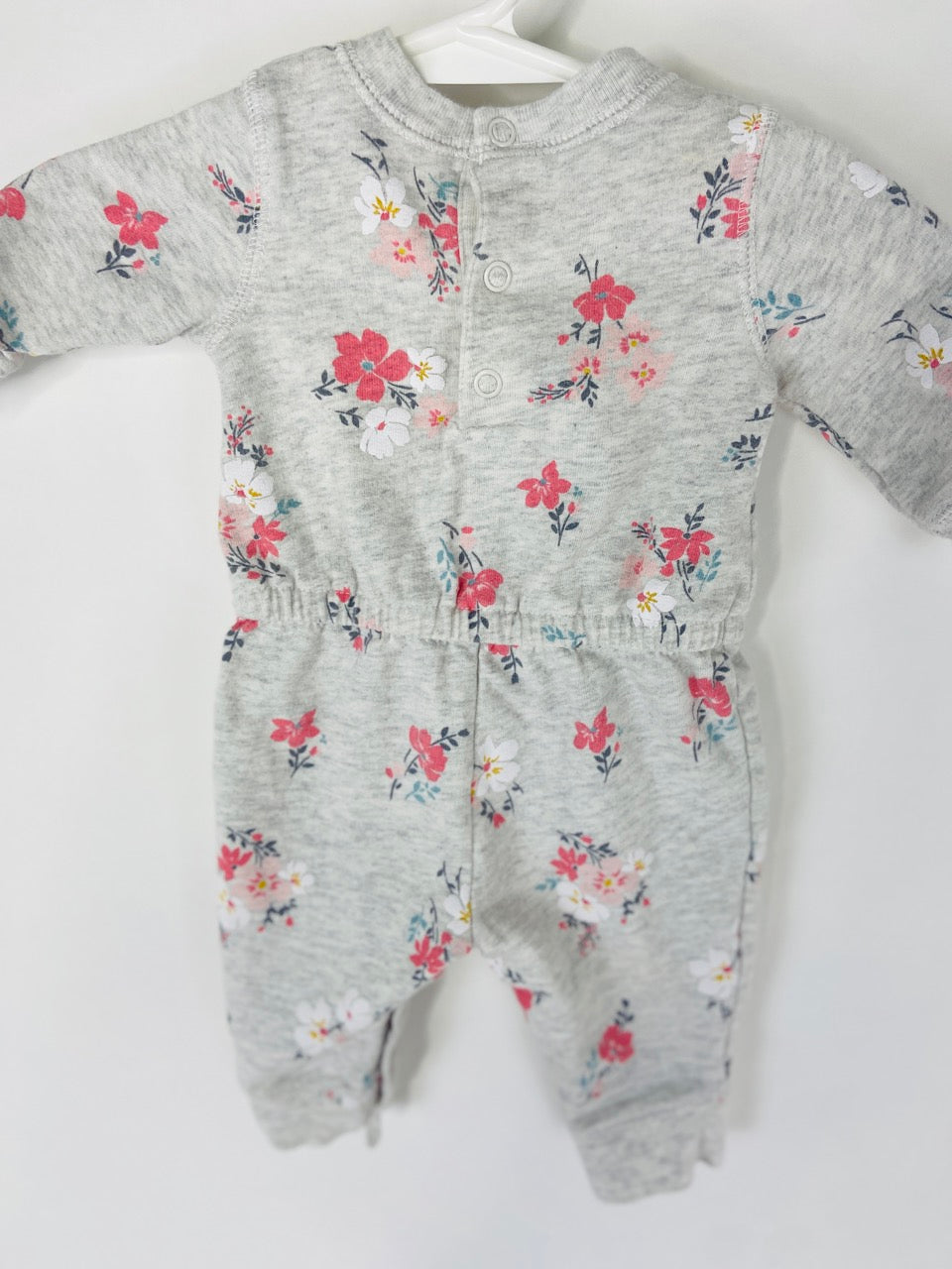 Floral Jogger One Piece Outfit- 3 Months