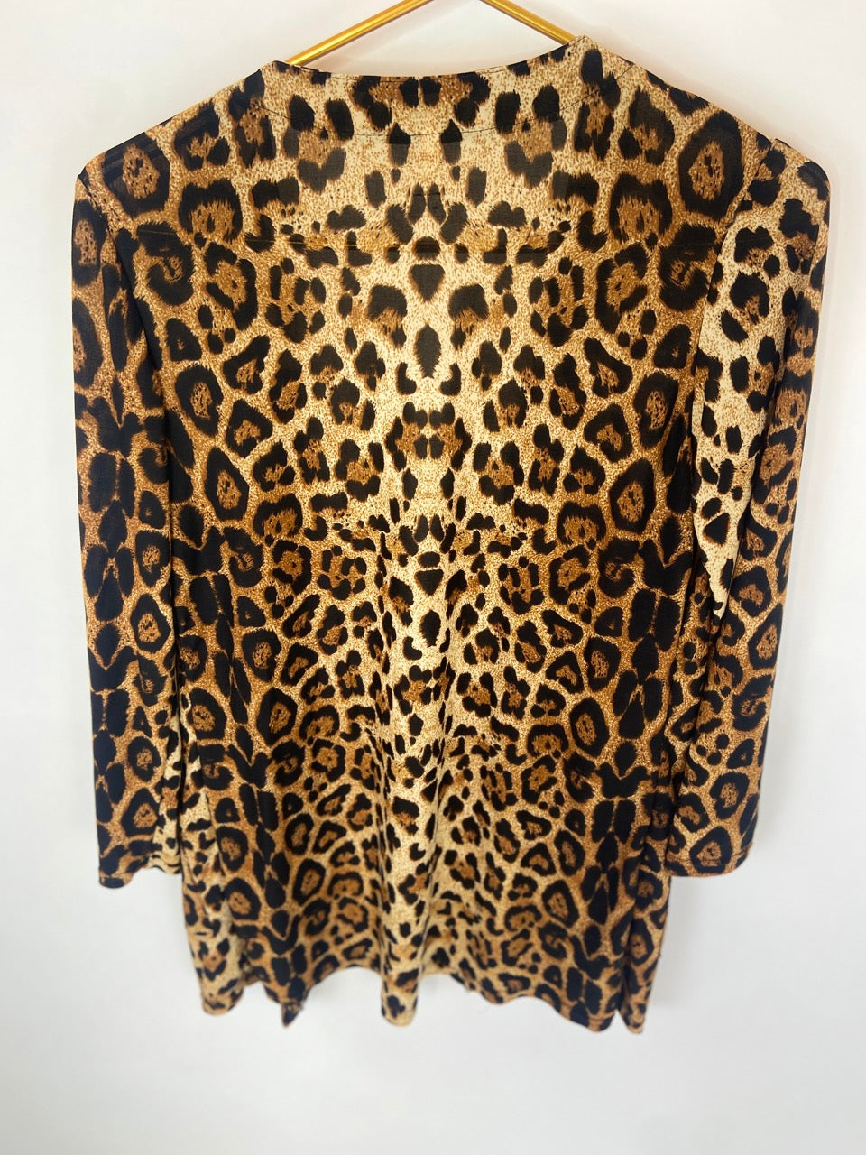 Leopard Button Down- S