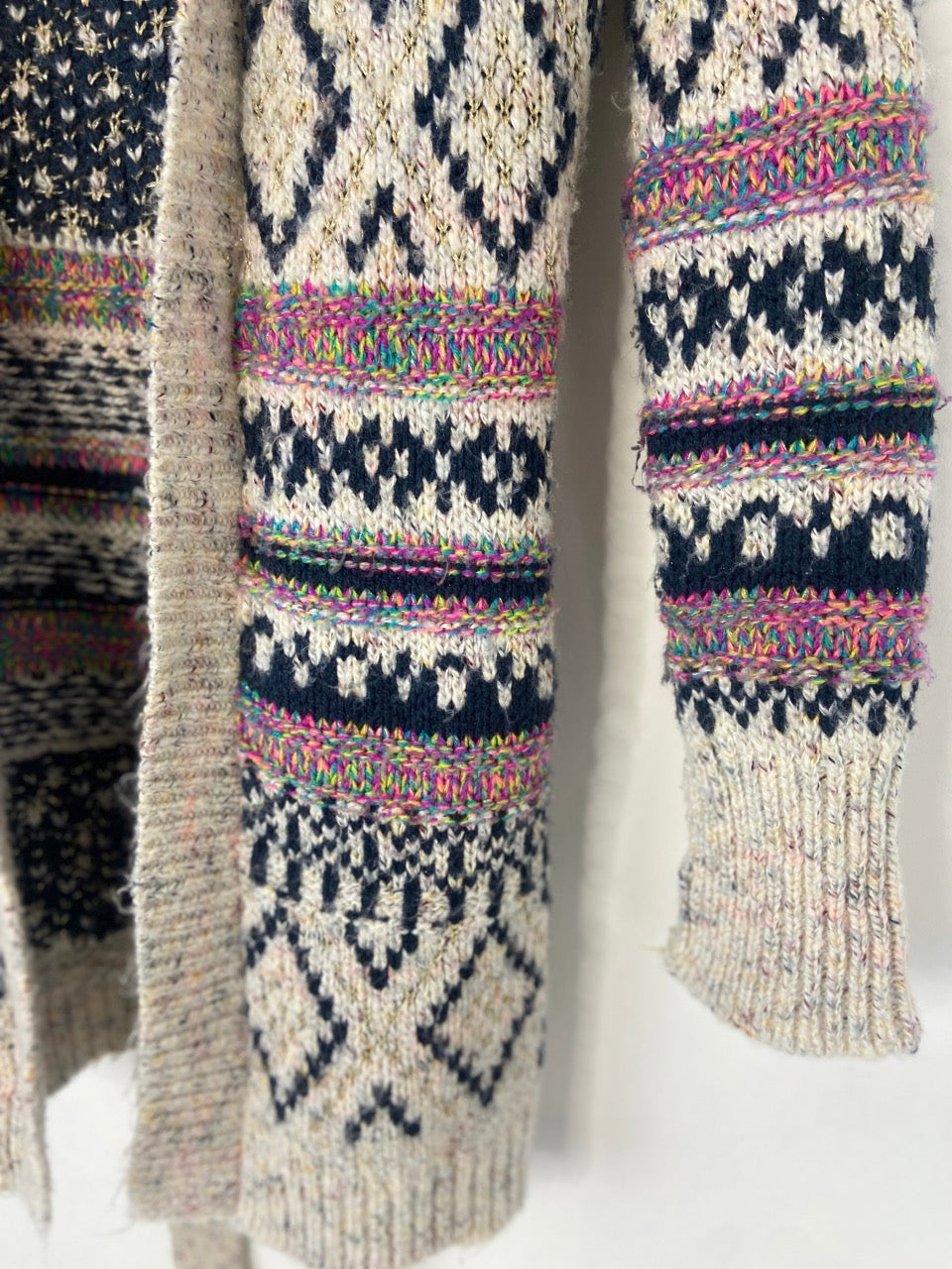 Aztec Sweater Cardigan- Youth M (7/8)