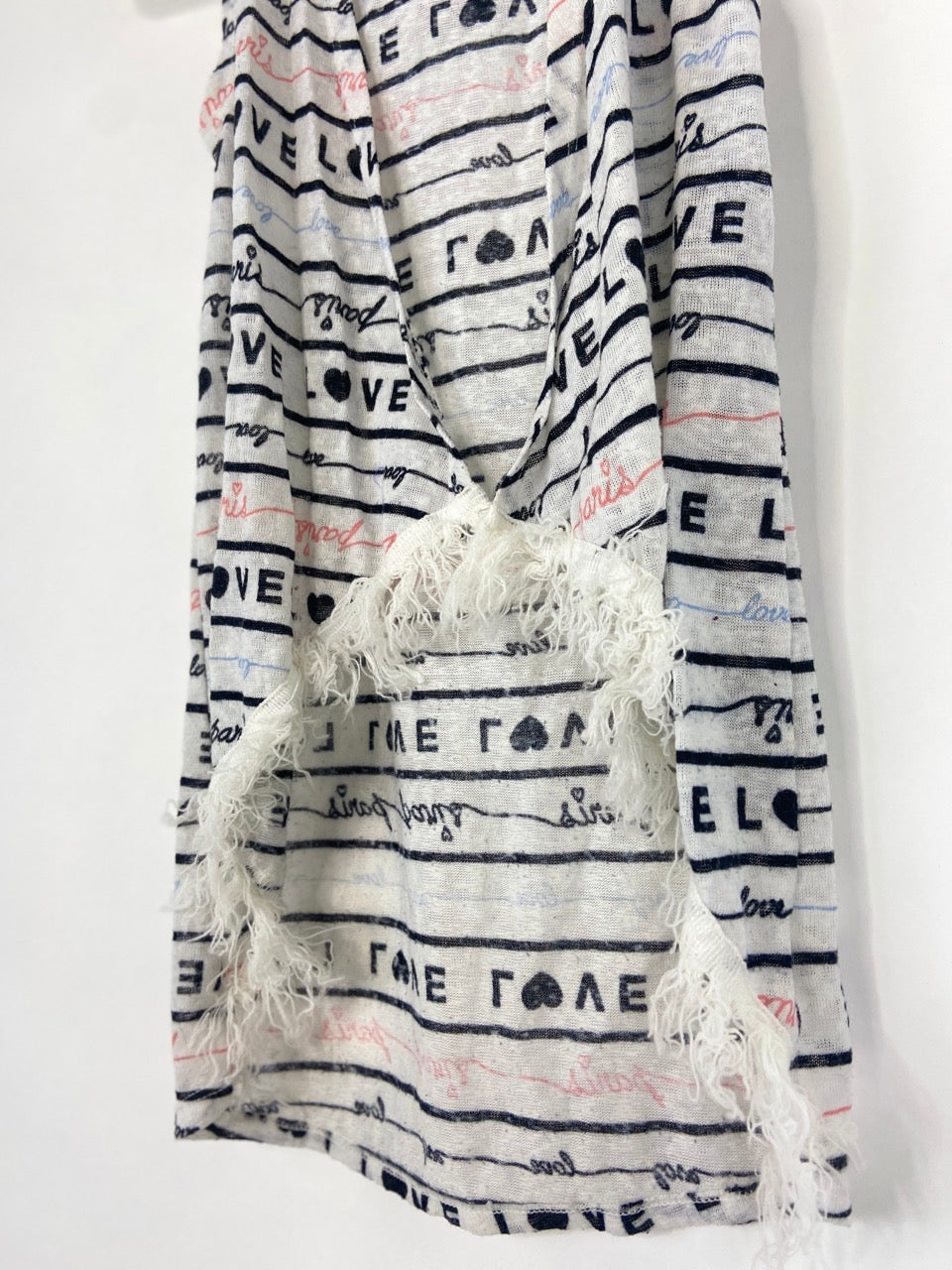 Love Fringe Hooded Duster- Youth S