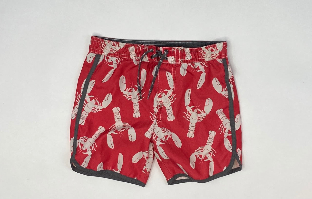 Red Lobster Swim Trunks- 4T