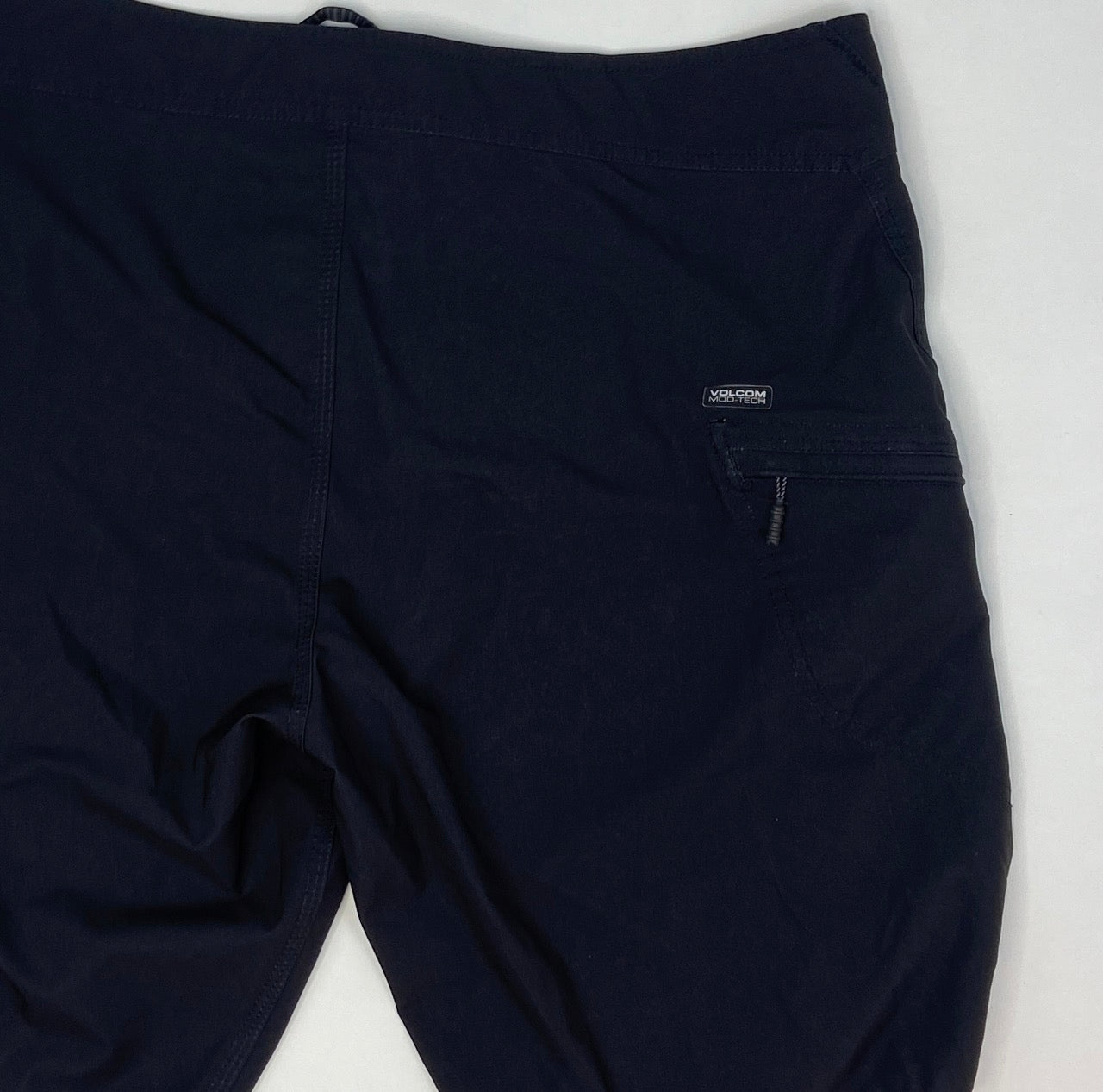 Volcom Mod-Tech Black Swim Trunks- 34