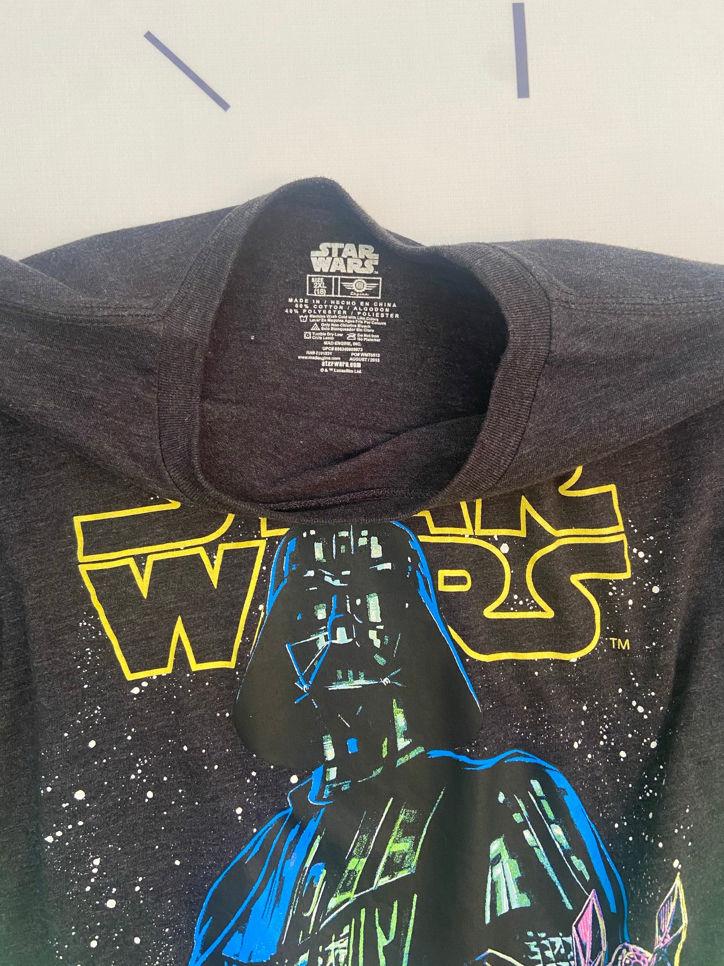 Star Wars Darth Vader Long Sleeve- Youth XXL (18)