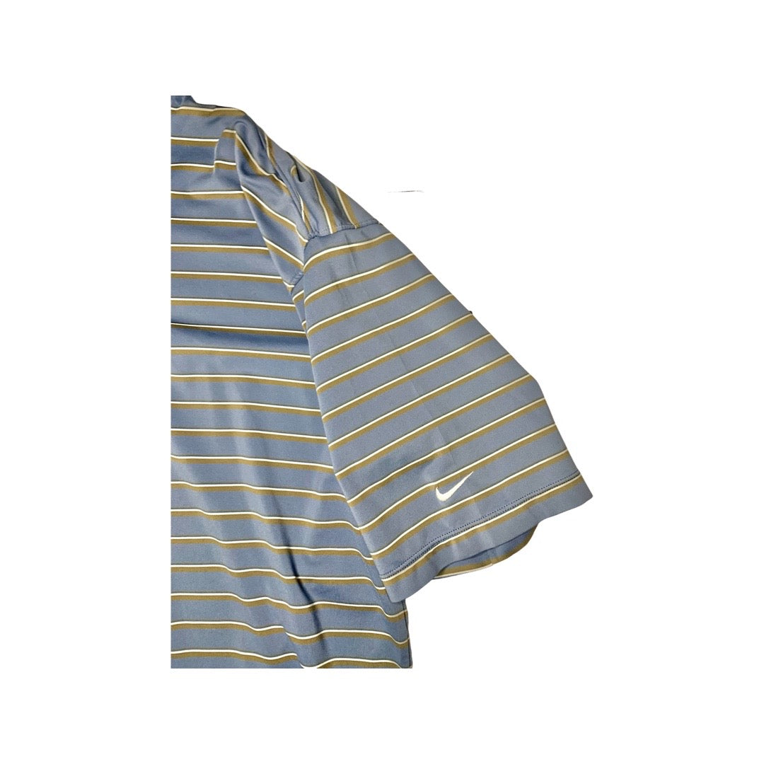 Light Blue Dri-Fit UV Golf Shirt- L