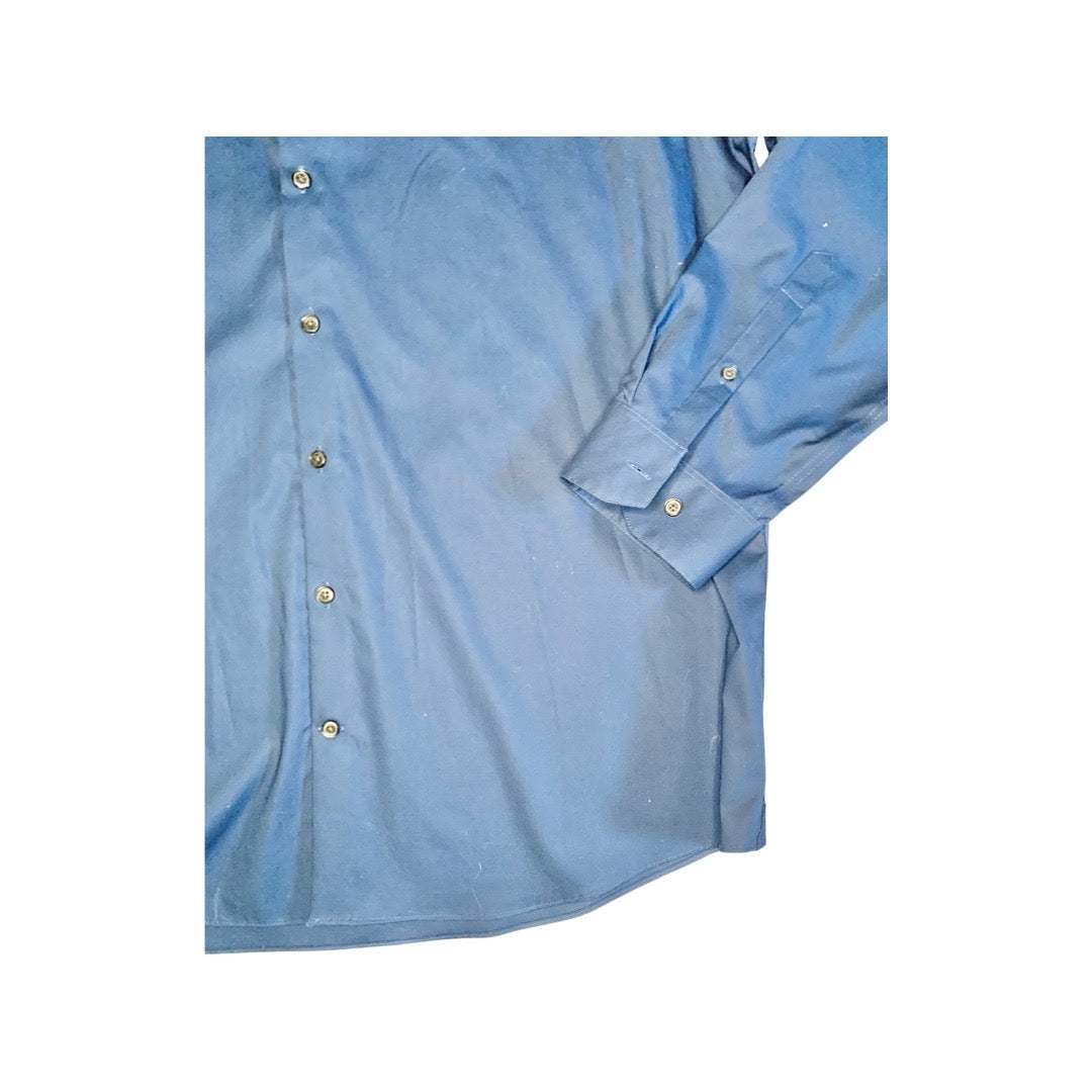 Dark Navy Button Up- XL (17 1/2) (34/35)
