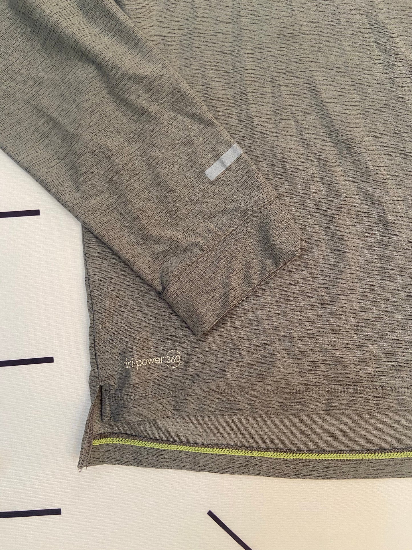 Gray dri-power 360Long Sleeve- youth XL