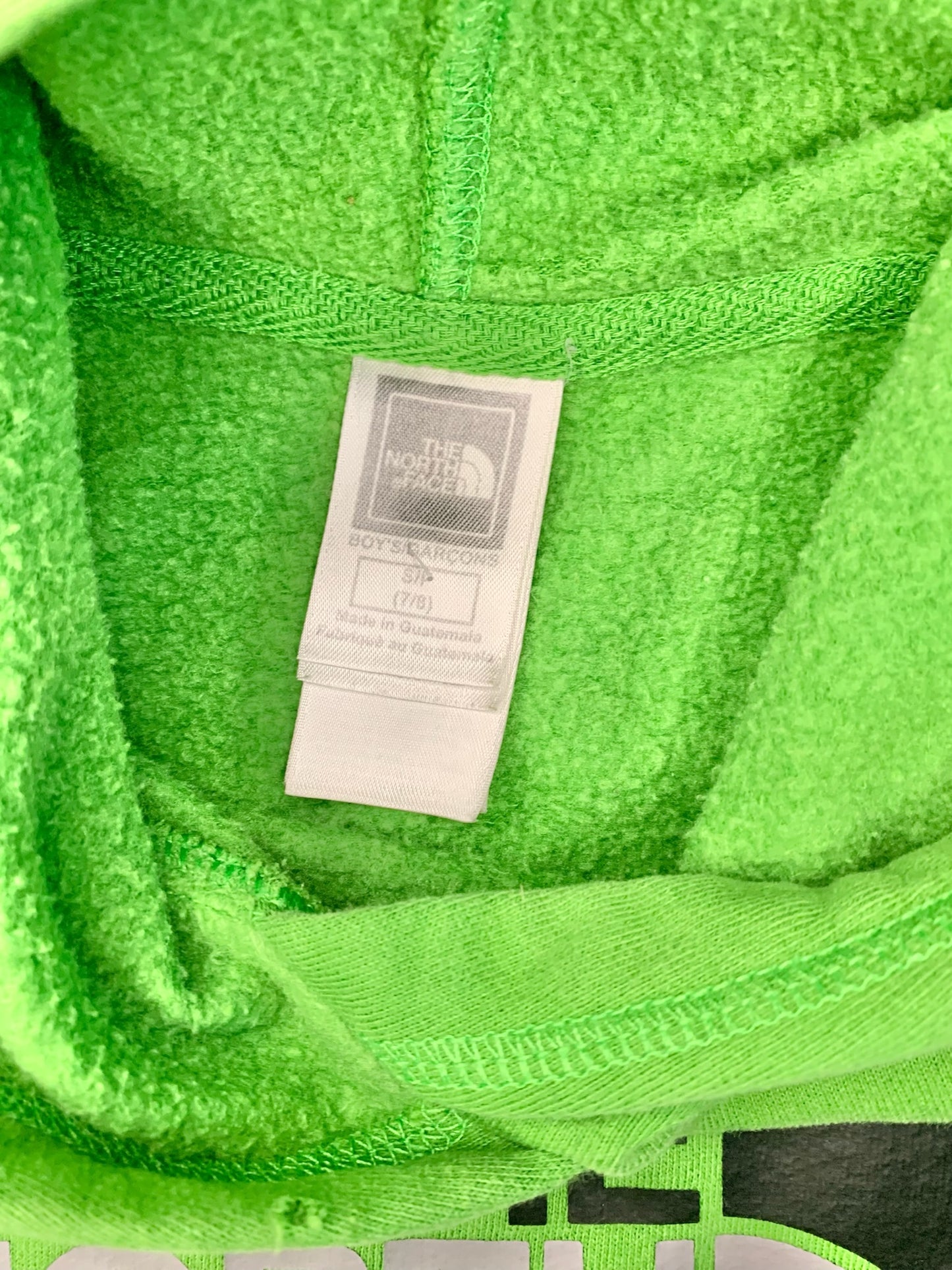 Green Large Logo Hoodie- Youth S (7-8)