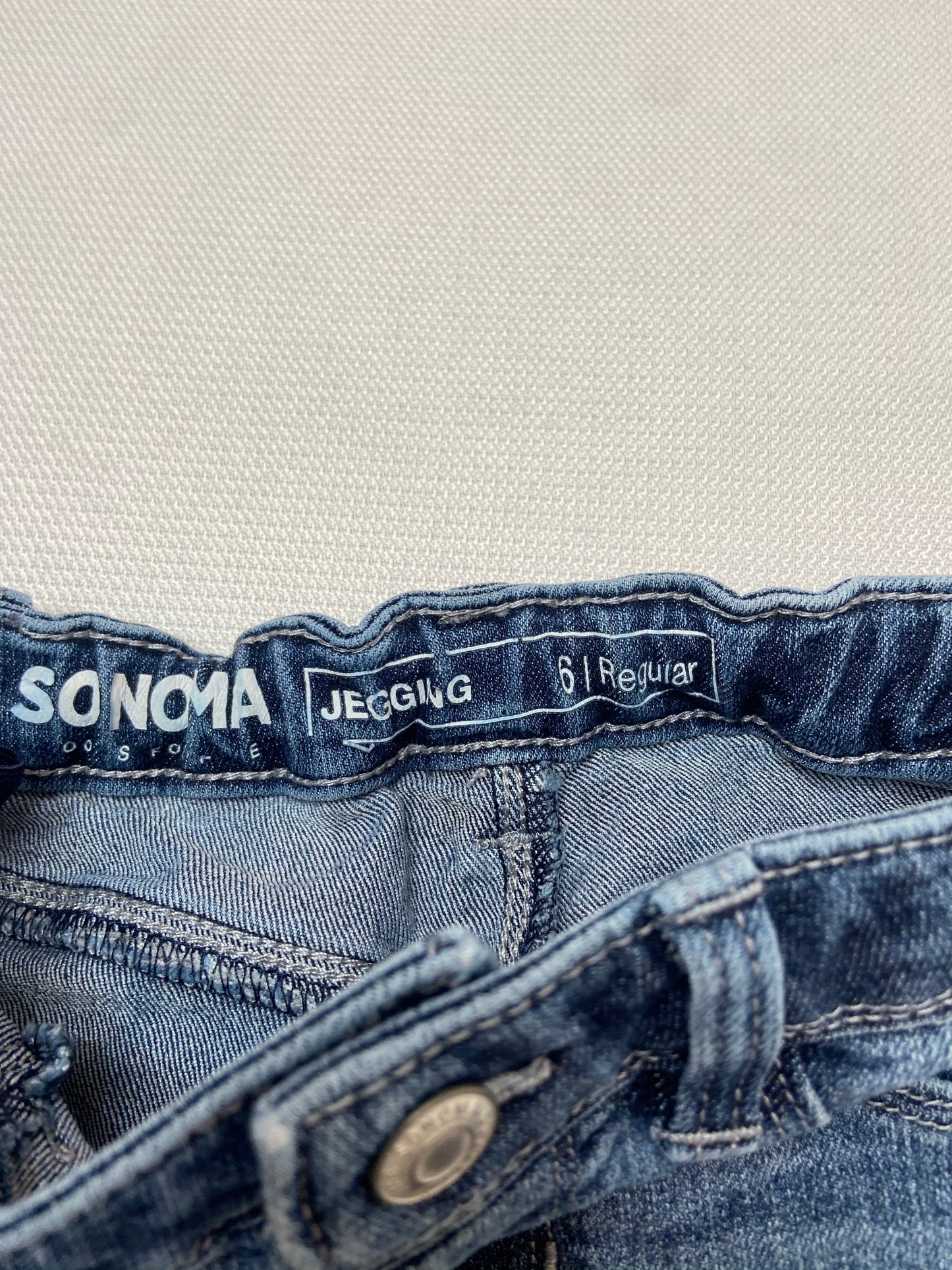 Lace Patch Jeggings- 6 Regular