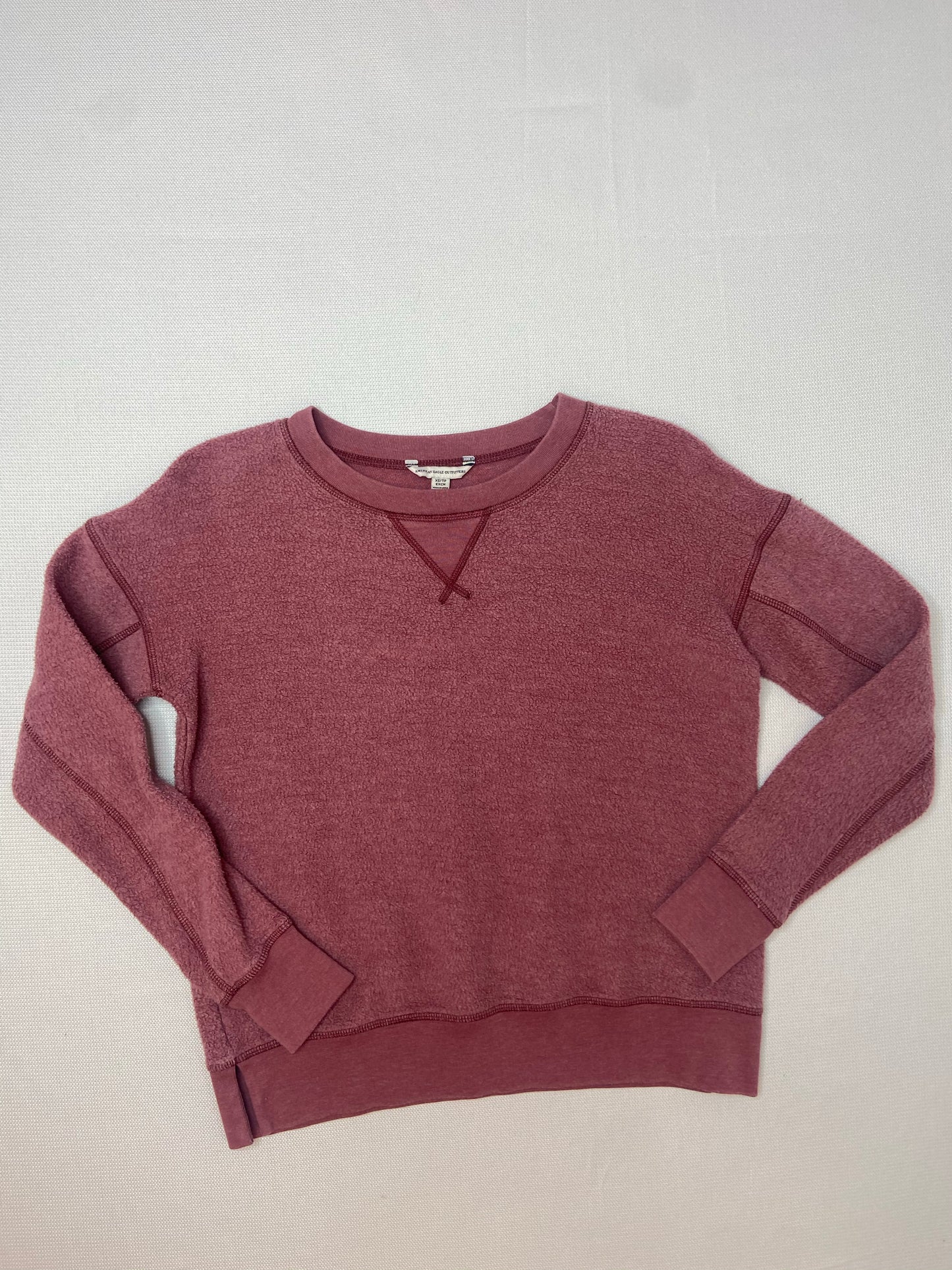 Cranberry Crewneck- XS