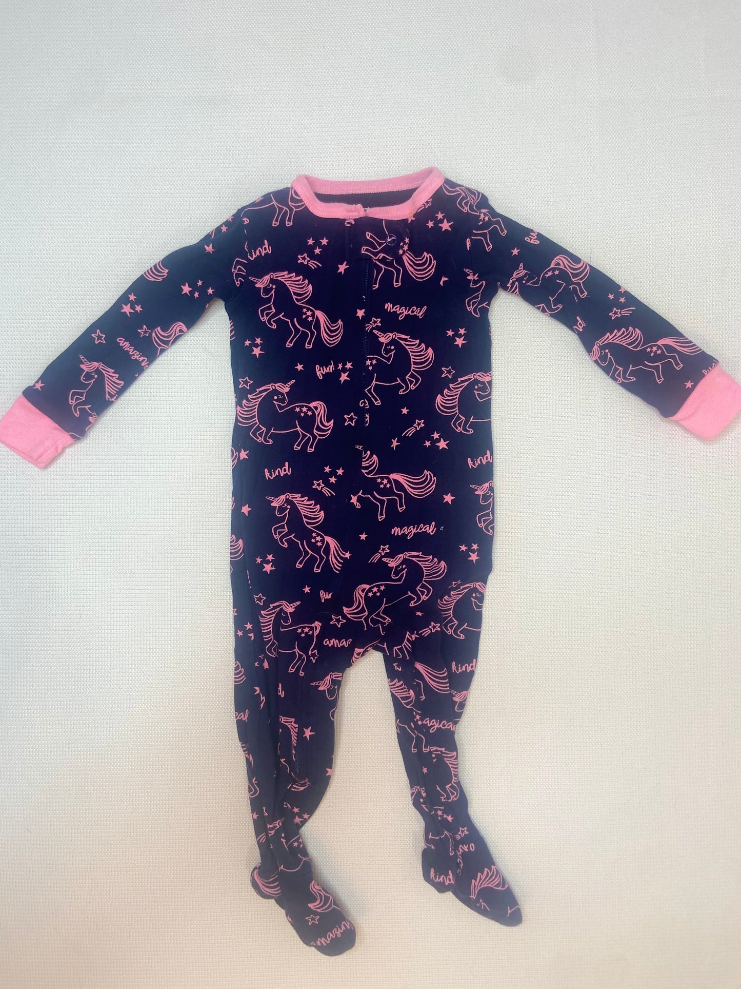 Magical Fun Unicorn Sleeper- 6/9 Months