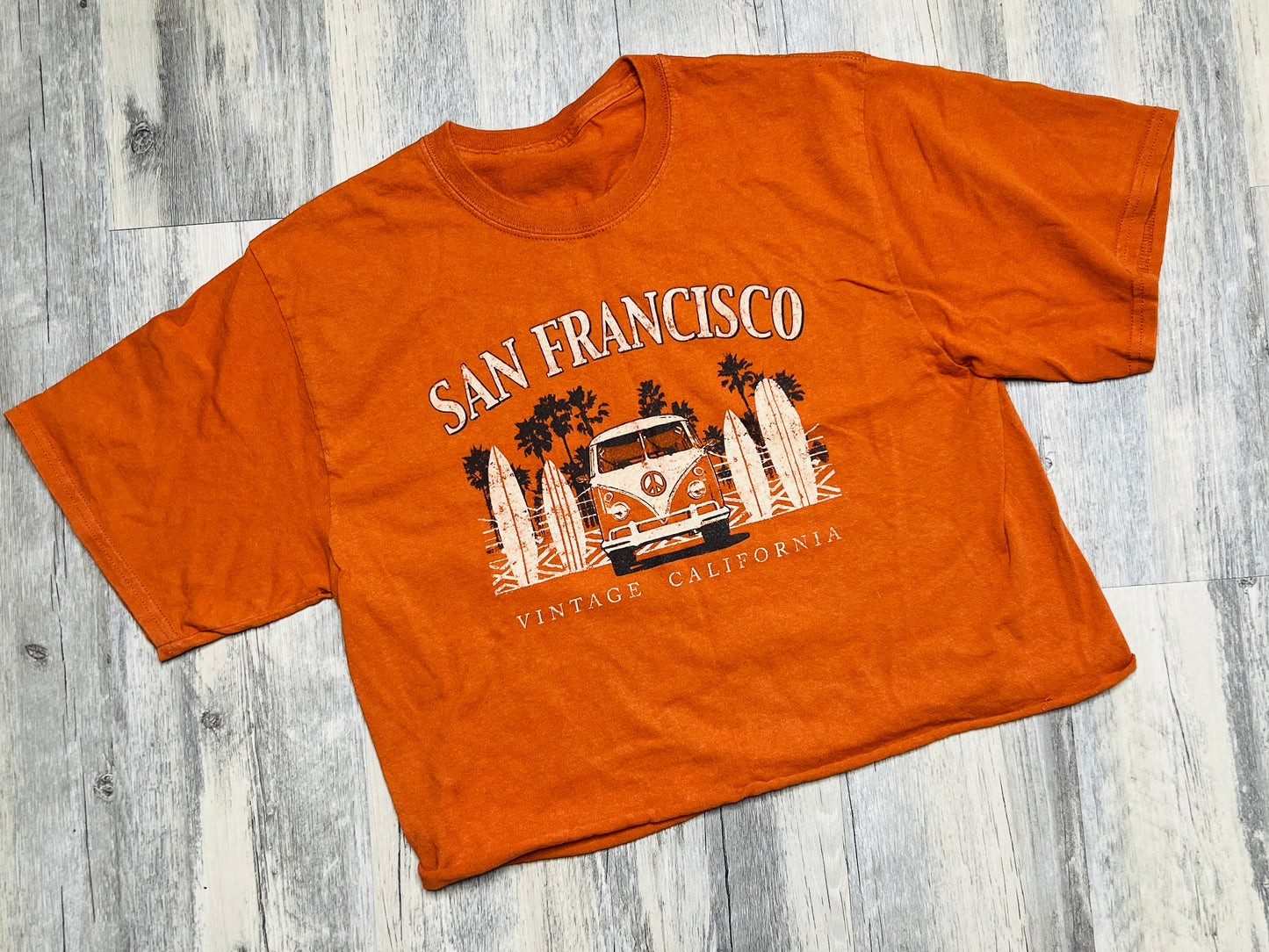 Cropped San Francisco Tee - M