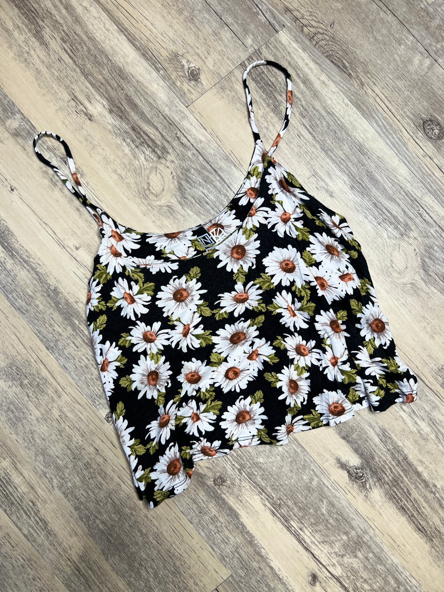 Nollie Cropped Daisy Tank - S