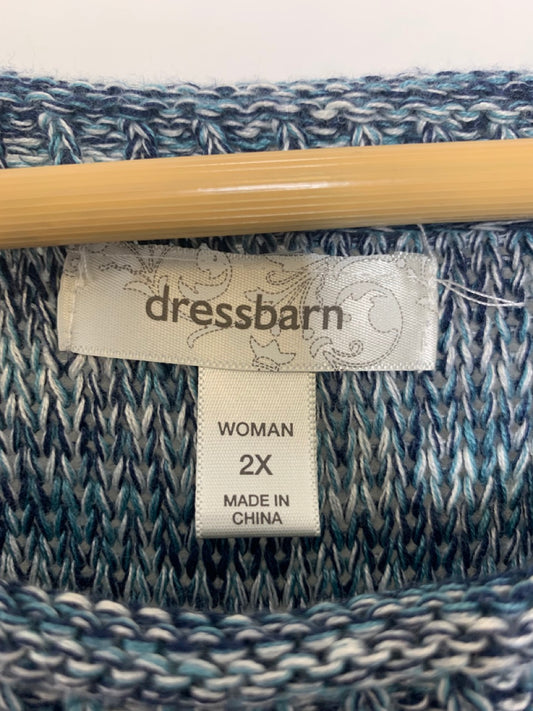 Dressbarn Knit Blue Sweater