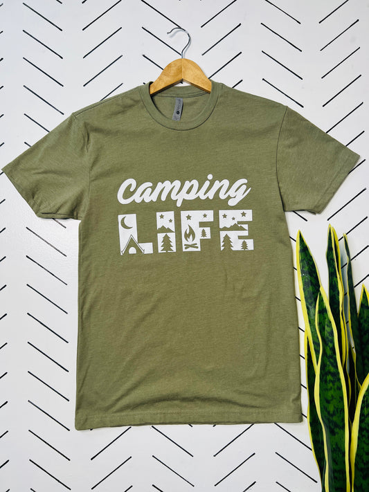 NWT "Camping Life" Graphic Tee