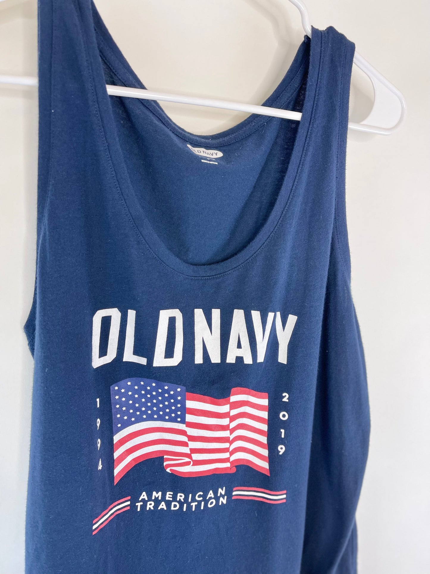 Old Navy "American Tradition" Tank - L