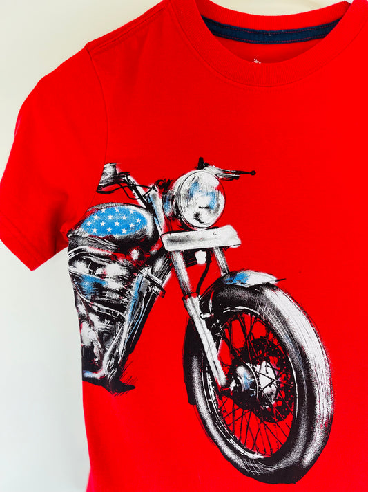 Stars & Stripes Motorcycle T Shirt - Youth M (8)