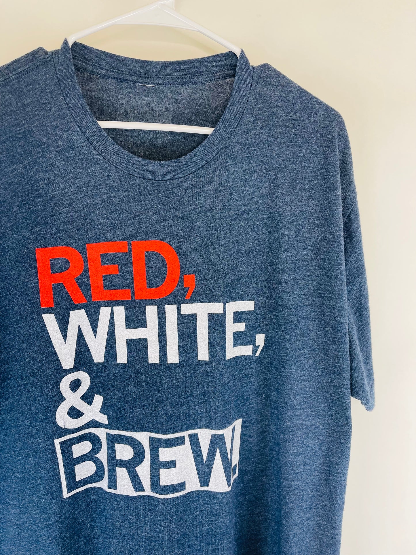 "Red, White, & Brew" T Shirt - Unisex L