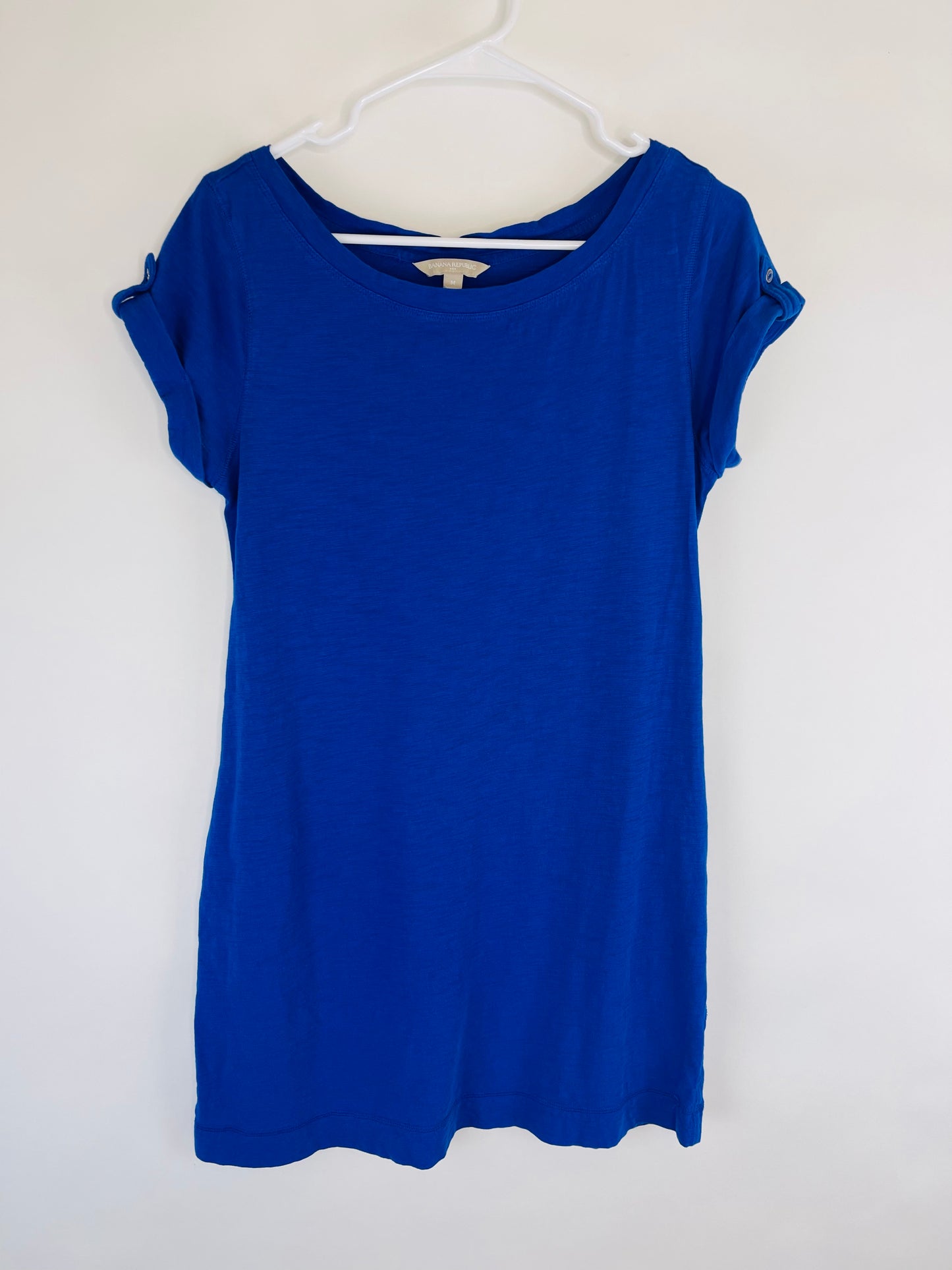 Banana Republic Blue T Shirt Dress - M