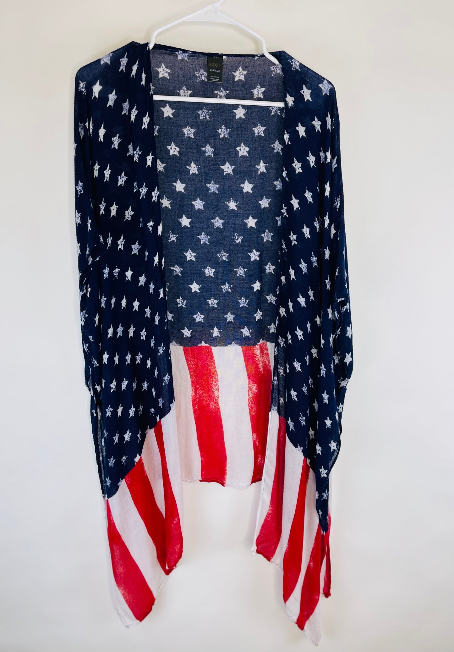 July 4th Patriotic Duster - One Size