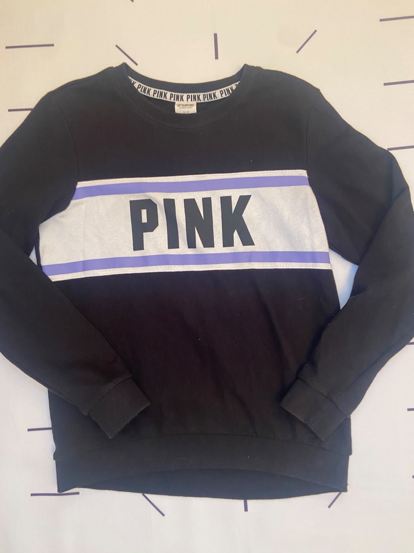 PINK Crewneck Sweatshirt - S