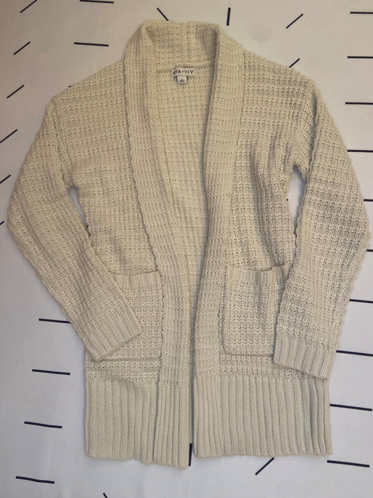 Long Sleeve Knit Cardigan with Pockets - 1X