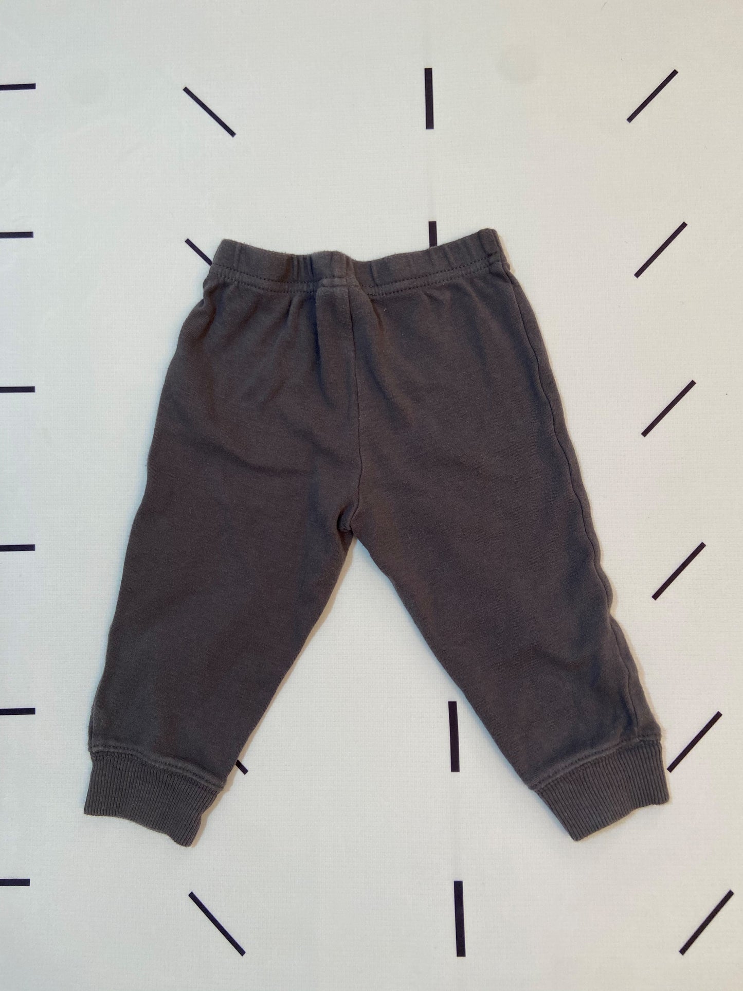 Gray Pull-on Joggers - 12 Months