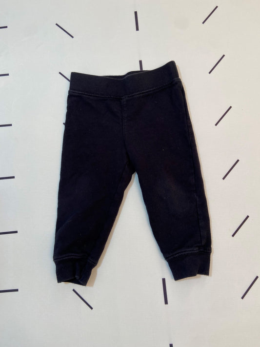 Black Pull-On Joggers - 12 Months