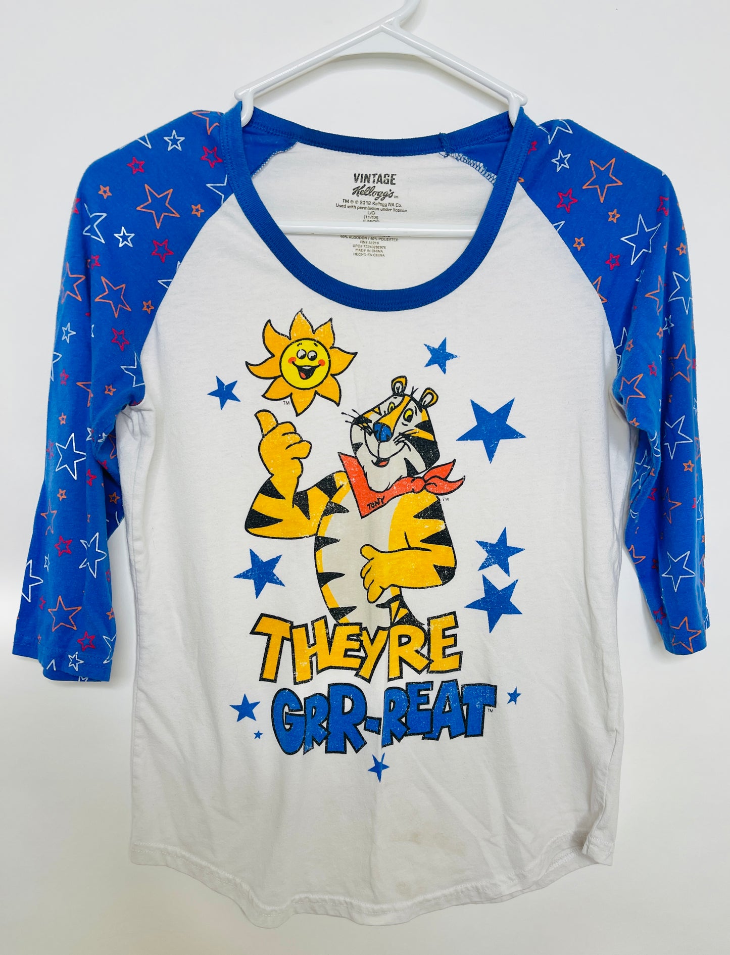 Tony the Tiger "They're Grr-reat" Patriotic Tee - Junior L (11/13)