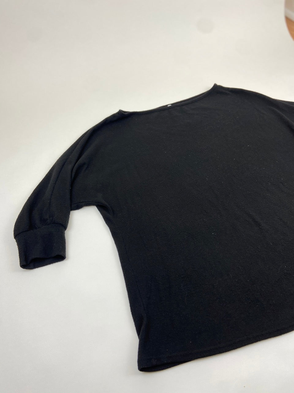 Cozy Black Off The Shoulder Sweater- 3X