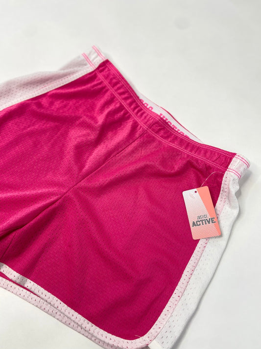 Pink Athletic Shorts - Youth L (14)