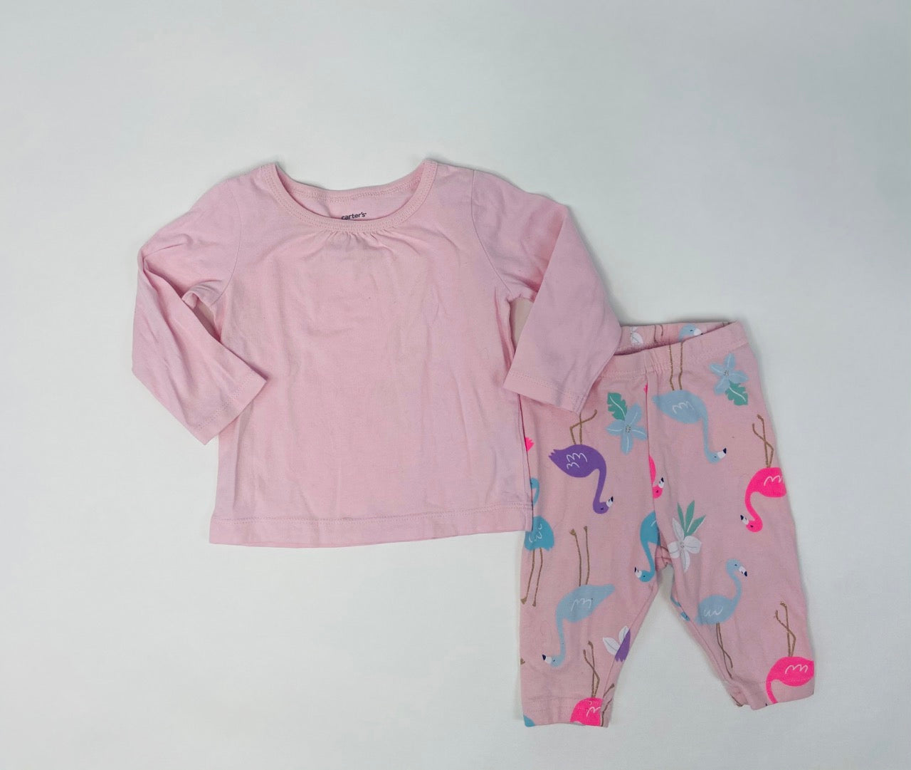Flamingo Pajamas- 9 Months