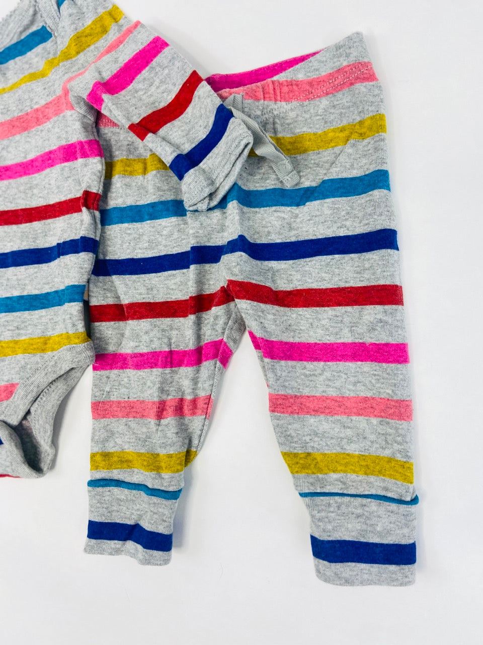 Bright Stripes Outfit- 3/6 Months