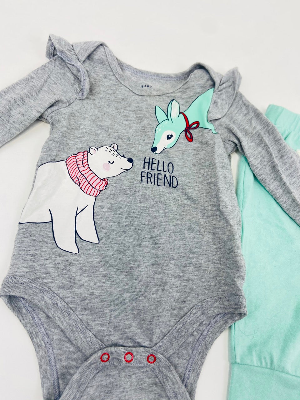 Hello Friend Outfit - 3/6 Months