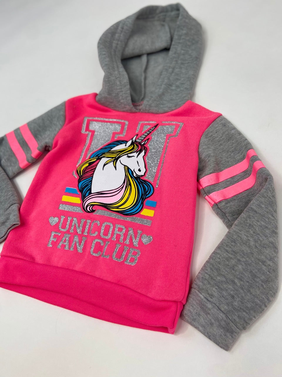 Unicorn Fan Club Hoodie- 2T