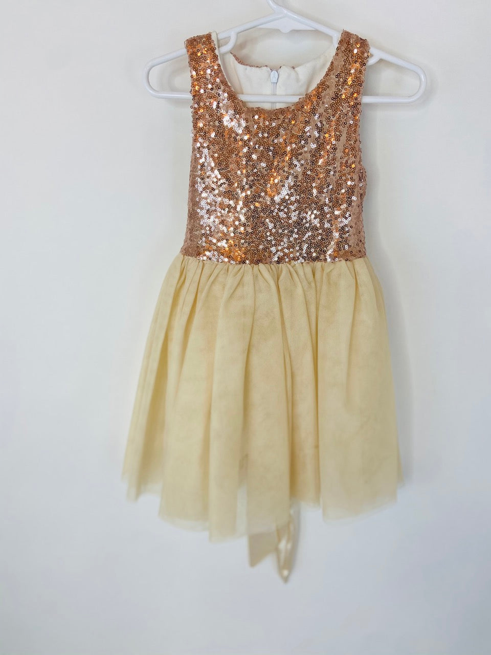 Rose Sequence Dress- XS (2T/3T)