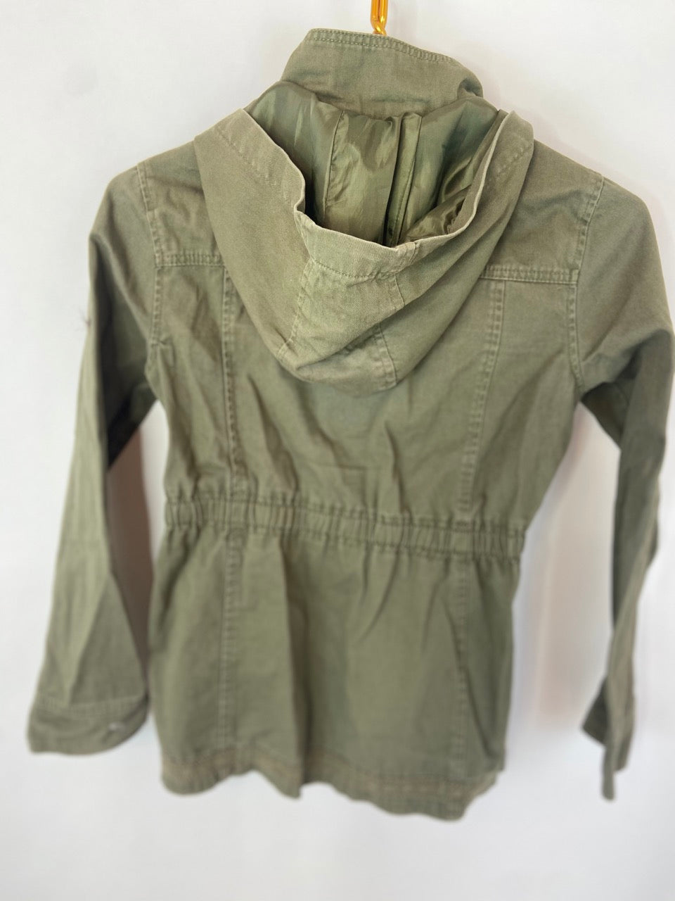 Olive Green Jacket w/ Gold and Lace Detail- Youth L (12)