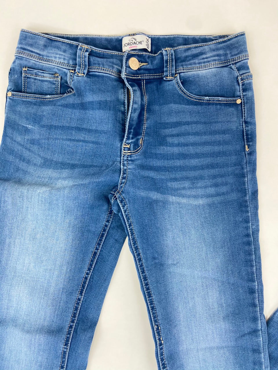 Mediam Wash Skinny Jeans- Youth L (14)