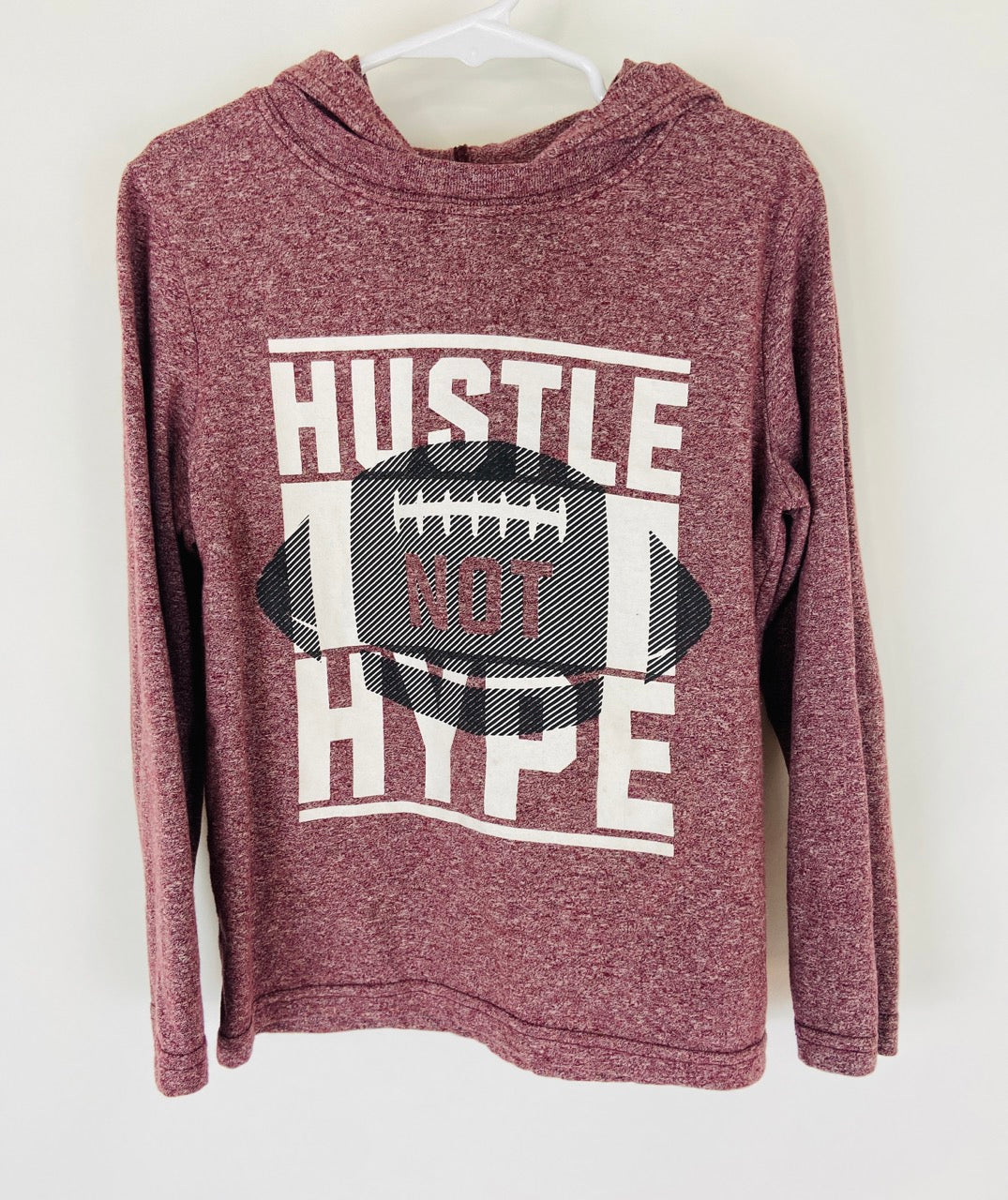 Hustle Not Hype Hooded Long Sleeve- 5T