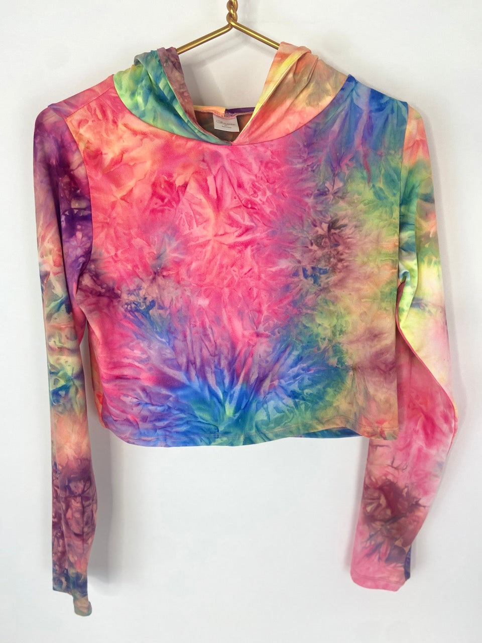 Super Buttery Soft Cropped Tie-Dye Hoodie- M/L