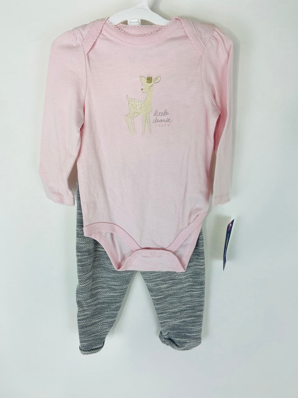 NWT- Little Dearie Two Piece Outfit- 6/9 Months