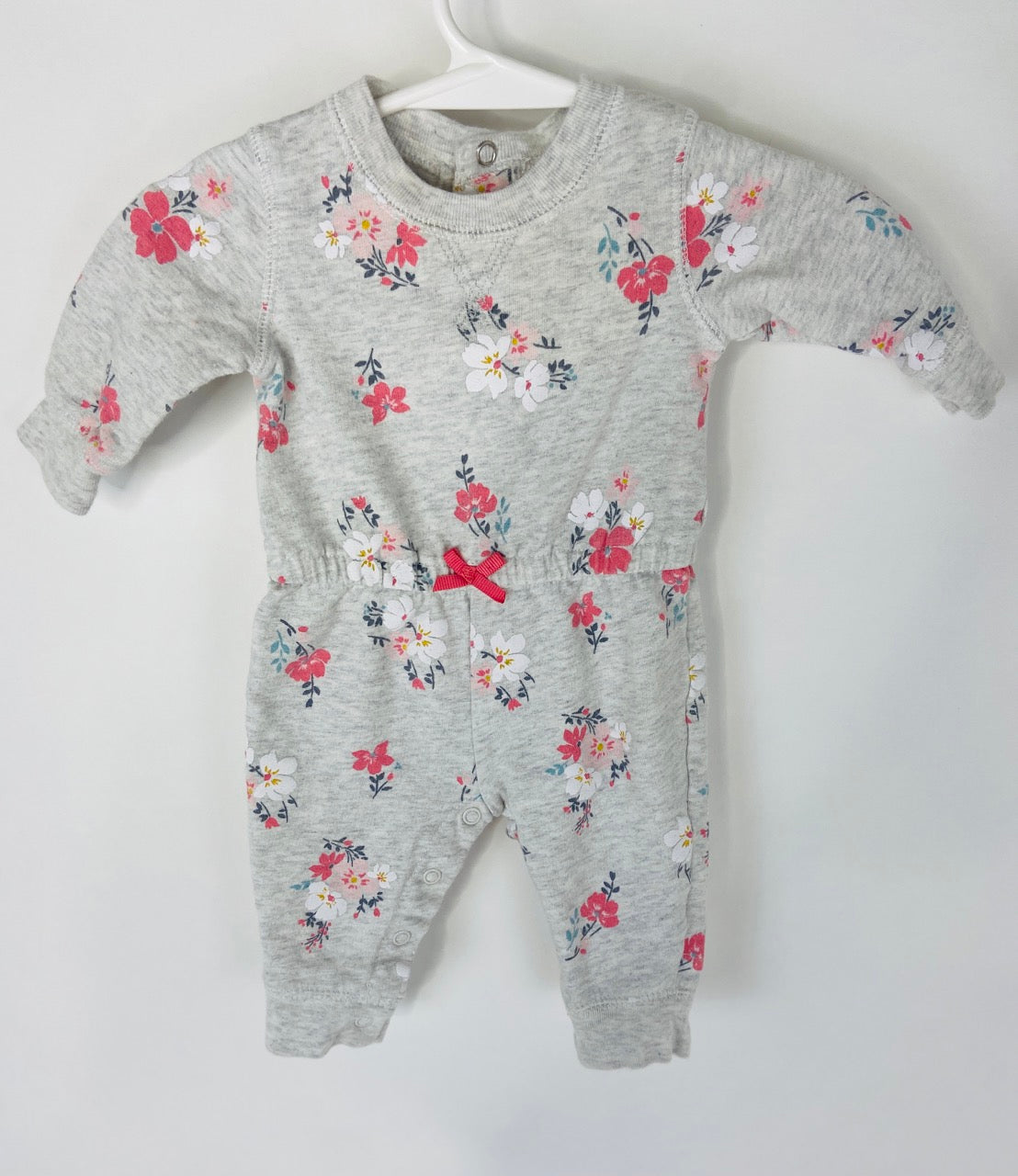 Floral Jogger One Piece Outfit- 3 Months