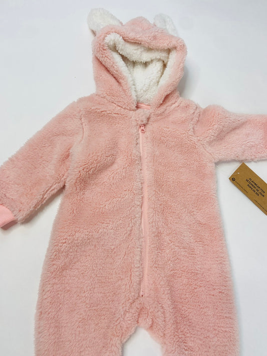 Plush Pink Bunny Playwear- NWT - 9 Months