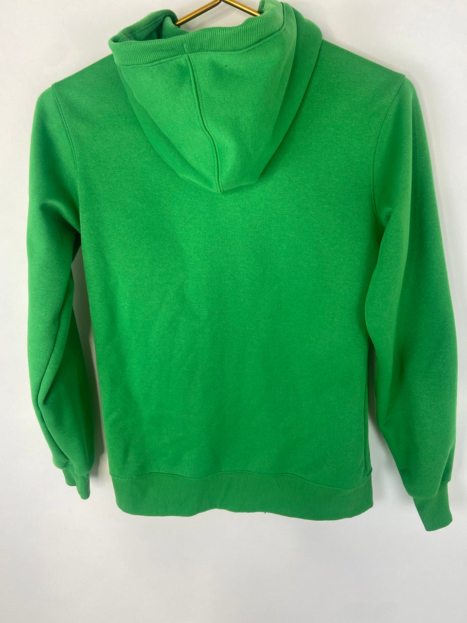 Green Hooded Under Armour Zip Up- XS