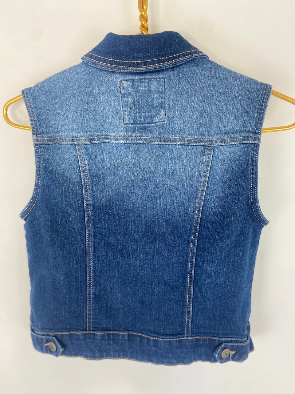 Distressed Denim Vest- Youth M and L